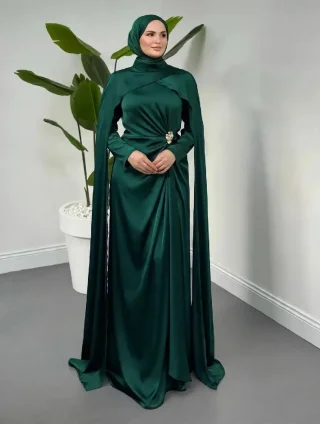 جمال وحكايه وروايـة هالفستـان 😌🤎✨ فستان دبل كـلوش 😍مقاسات سـايـز لـوزن 50.80☺️بـس 6