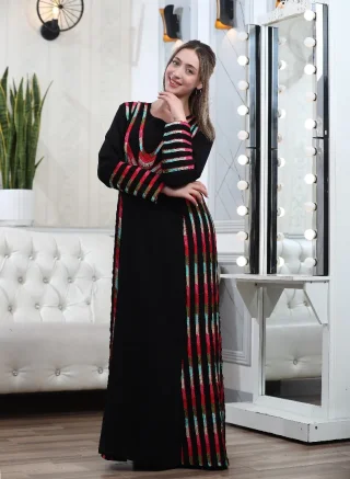 ✔️موسم جدييييييد✔️أجمل ثوب تصميم تطريز التراث الأردني ✔️متوفر لجميع الأحجام لغاية 1