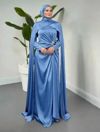 جمال وحكايه وروايـة هالفستـان 😌🤎✨ فستان دبل كـلوش 😍مقاسات سـايـز لـوزن 50.80☺️بـس 4