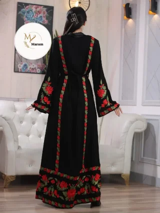 ✔️موسم جدييييييد✔️أجمل ثوب تطريز تصميم فاخر ثوب الألوان ✔️متوفر لجميع الأحجام لغاية 3