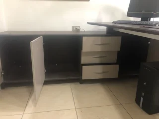 مكتب خشب قشرة بلوط 4