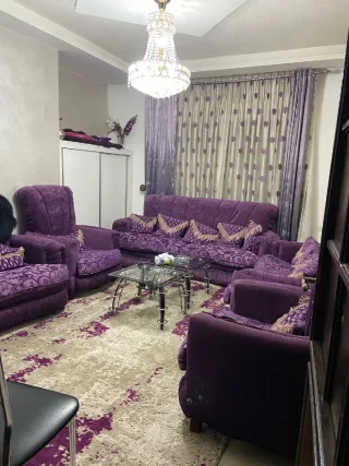 *طقم فخم تفصييييل٩ مقاعد😍😍مع البرادي والثريااااا😍😍😍😍250د*/ب د ه ا