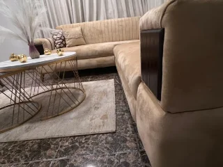 🛋️✨ طقم كورنر فخم – 9مقاعد✨🛋️طقم كنب أنيق يعطي فخامة ولمسة راقية للصالون، مطرز تطر 3
