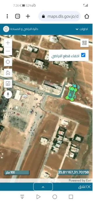 ارض للبيع في مادبا مقابل سوق الجمعة 2