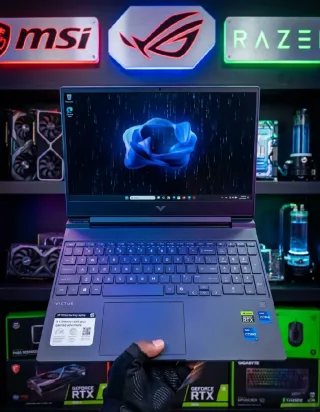 🎯 Laptop HP Victus Gaming (core i5 + Gen 12) كرتين شاشة 💻 بسعر مميز 💥 ومواصفات ق