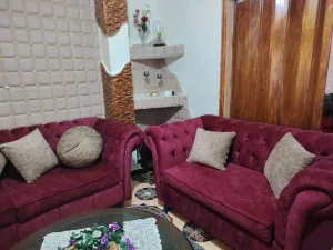 طقم كنب نوعية فاخرة وخشب ثقيل استخدام بسيط 3