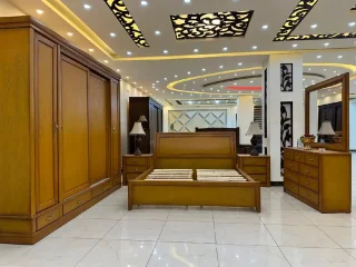 غرفة نوم ماستر فاخره و فخمه اجود انواع الخشب الموقع شارع الاستقلال 3