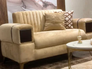 🛋️✨ طقم كورنر فخم – 9مقاعد✨🛋️طقم كنب أنيق يعطي فخامة ولمسة راقية للصالون، مطرز تطر 4