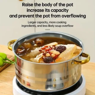 ✨🍲 طقم طناجر ستانلس ستيل 5