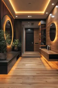 ديكور داخلي جبسوم بورد بديل خشب بديل رخام دهان ارضيات bvc  ارضيات باركيه