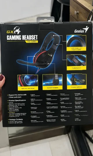 فرصة حلوة للي بدو سماعة جيمينج بسعر لقطة، Genius Gaming Headset – HS-G560 6