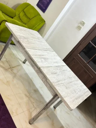 طاولة سفرة كبيرة + طاولة طعام صغيرة 3