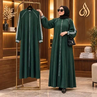 “انتبهي… لأنه أول ما يخلص؟ رح تقولي يا ريت 😌🖤جـلبـاب أسلمك سحاب  👌 فري سايـز  ـو 13