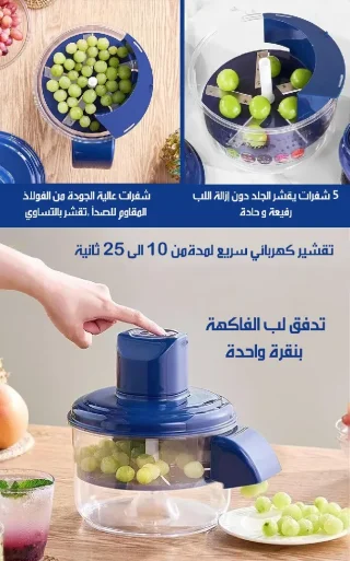ماكينة تقشير الثوم والفواكه 5