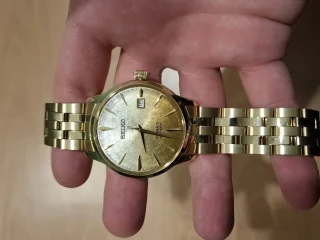 ساعة سيكو بريساج كوكتيل تايم ذهبي.      seiko presage cocktail time gold 14