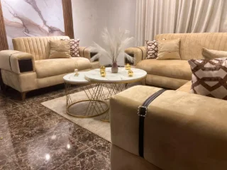 🛋️✨ طقم كورنر فخم – 9مقاعد✨🛋️طقم كنب أنيق يعطي فخامة ولمسة راقية للصالون، مطرز تطر 6