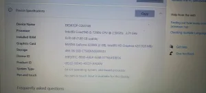 لابتوب لينوفو i5 كرتين شاشه 2