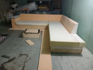 تنجيد وتفصيل وصيانة كنب وكورنرات وتخوت في عمان البيادر | مشغل بيت التنجيد 🛋️🛠️ 3
