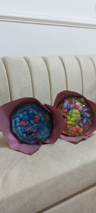 باقات وبوكسات كاندي طري وزاكييي بأسعار مناسبة للكل والطعمم خيال🩷😋 3