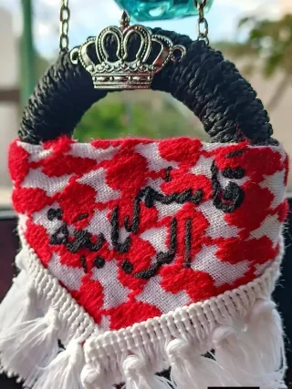تعليقة سيارة شماغ الاردني الاصلي هدب 🇯🇴🇯🇴 5