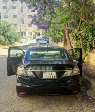 Honda civic hybrid 2013 black 3