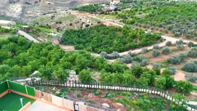 استراحة ومسبح  كوخ الريف  4