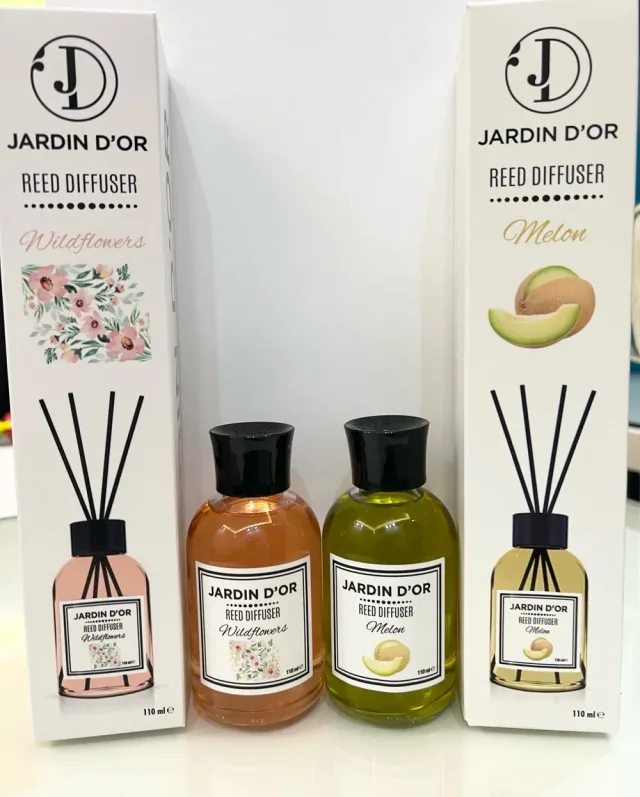 JARDIN D‘OR, Reed diffuser 2