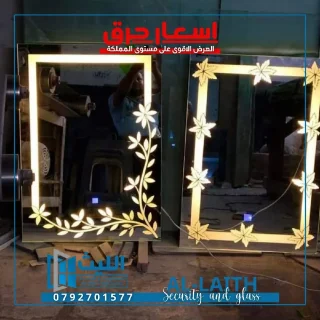 تركيب أعمال سيكوريت وزجاج و مرايا 12