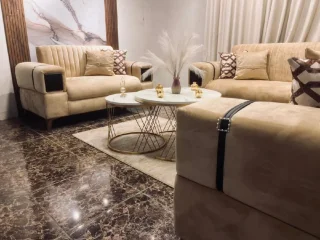 🛋️✨ طقم كورنر فخم – 9مقاعد✨🛋️طقم كنب أنيق يعطي فخامة ولمسة راقية للصالون، مطرز تطر 7