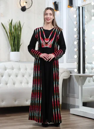 ✔️موسم جدييييييد✔️أجمل ثوب تصميم تطريز التراث الأردني ✔️متوفر لجميع الأحجام لغاية 1