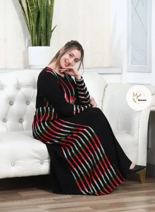 ✔️موسم جدييييييد✔️أجمل ثوب تصميم تطريز التراث الأردني ✔️متوفر لجميع الأحجام لغاية 1