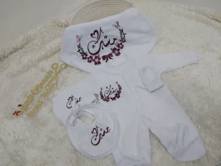 👶✨ الدلال والراحة لطفلك في طقم واحد متكامل! ✨👶شاهدي الصور وتخيلي طفلك محاطاً بنعو 5