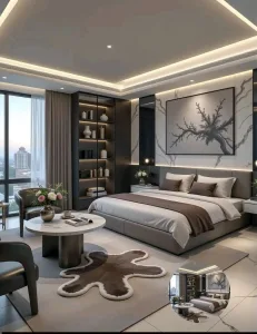 ديكور داخلي جبسوم بورد بديل خشب بديل رخام دهان ارضيات bvc  ارضيات باركيه 3