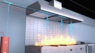 نظام اطفاء المطابخ نظام اطفاء المطاعم نظام اطفاء داخل الهود ويت كيميكال Wet Chem