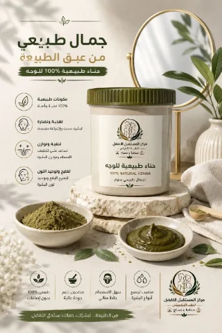 حناء طبيعية للشعر والبشرة 6