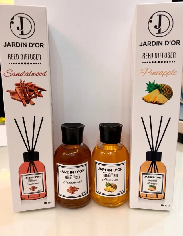 JARDIN D‘OR, Reed diffuser 6