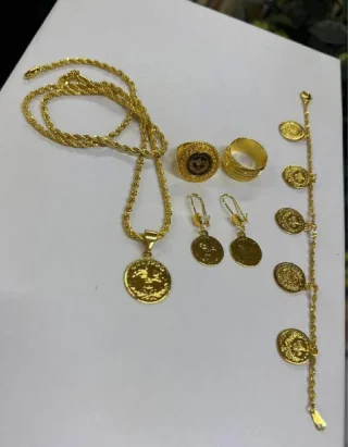 طقم ذهب ايطالي