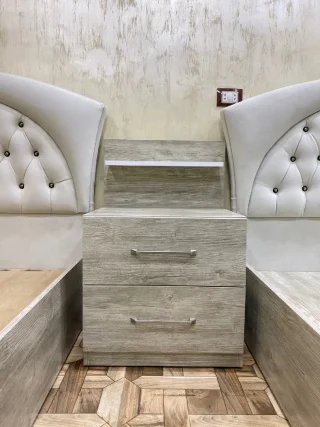 غرفه نوم شباب تفصيل 👌خشب لاتيه ١٨ ماركة الدب بحاله ممتازه استعمال بسيط تختين + و 5