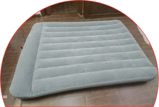 فرشة نفخ هوائية بالكهرباء صيني نخب اول مزوج شبه جديدة وبسعر المفرد 160×220 10
