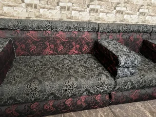 طقم كنب اسفنج مضغوط مستعمل للبيع ع حالته 8