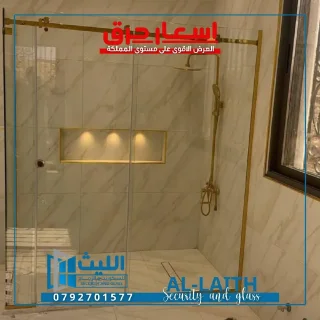 تركيب أعمال سيكوريت وزجاج و مرايا 10