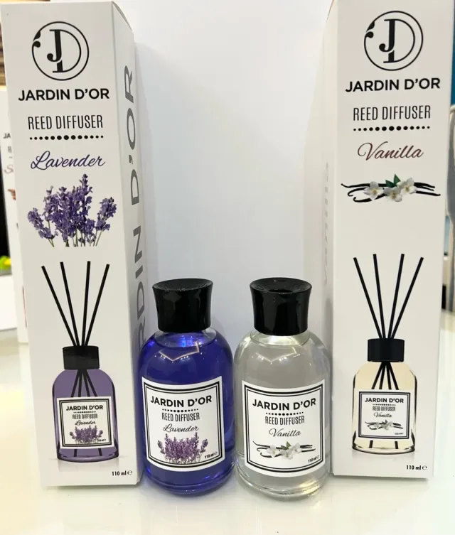 JARDIN D‘OR, Reed diffuser 7
