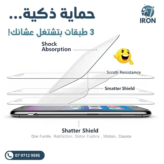 آيرون لصناعة شاشات الحماية 6