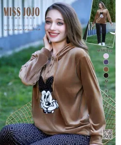 بجامات ستاتي مخمل ثقيل ودافيان و مطنات فرومقاسات M L XL 2X 6