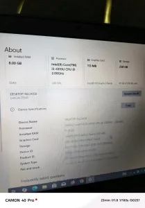 لاب توب ديل كور اي٥ جيل رابع مواصفات ممتازة جدا للبيع بسعر مغري 5
