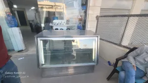 ثلاجة   كيك عرض  للبيع عرض ١٥٥ ارتفاع ١٠٨  0787528442 2