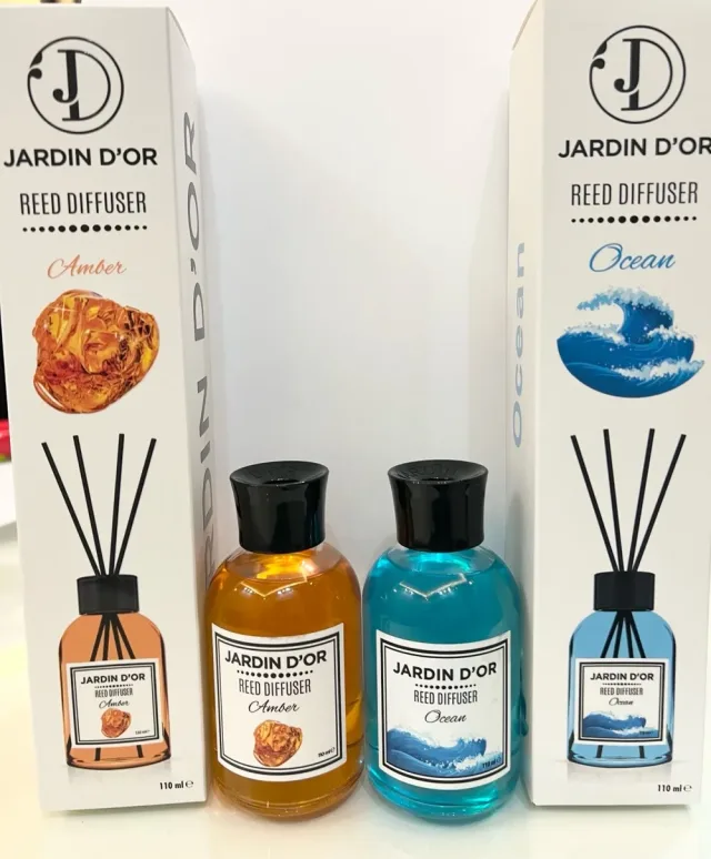 JARDIN D‘OR, Reed diffuser 8