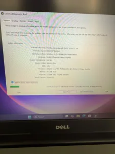 Laptop Dell core i7 9