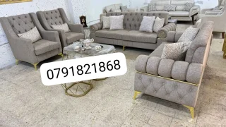 كنب وكورنر مصنع المصنع مباشره اسفنج دانلوب قماش واتربروف خشب سويد 2.5 3