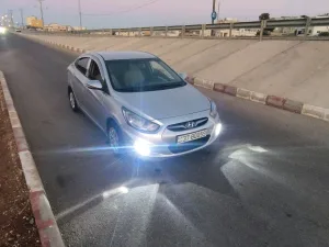 هيونداي اكسنت 2015 لون سلفر ماتور 1600 فحص 3 جيد 10
